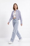 Kadın Jean Pantolon-Buzkar Yüksek Bel Baggy Jean 1061-rulem