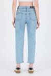 Kadın Jean Pantolon-Buzkar Yüksek Bel Mom Fit Jean Pantolon 1050-rulem