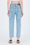 Kadın Jean Pantolon-Buzkar Yüksek Bel Mom Fit Jean Pantolon 1050-rulem