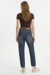Kadın Jean Pantolon-Kemerli Boyfriend Jean 3154 Tint Kahve -rulem