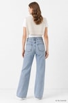 Kadın Jean/Denim-Kadın Jean Pantolon-Bol Paça Pantolon 1062 Buzkar-rulem