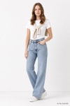 Kadın Jean/Denim-Kadın Jean Pantolon-Bol Paça Pantolon 1062 Buzkar-rulem