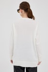 Kadın Kazak-Natural Oversize Bisiklet Yaka Kadın Kazak 2345-rulem