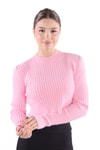 Kadın Kazak-Sakallı Yumoş Kazak 6620 Pembe -rulem
