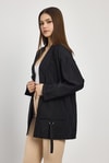 Kadın Kimono-Cep Detay Kimono 4194A Siyah -rulem