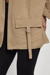 Kadın Kimono-Cep Detay Kimono 4194A Vizon -rulem