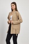Kadın Kimono-Cep Detay Kimono 4194A Vizon -rulem