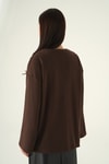 Kadın Kimono-Ön Bağlamalı Uzun Kimono 3072A Kahve -rulem