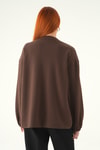 Kadın Kimono-Önden Kemerli Kimono 3123A Kahve -rulem