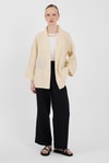 Kadın Kimono-Taş %100 Pamuk Ceplİ Müslin Kimono 8065A-rulem