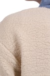Kadın Mont-Kapüşonlu Kot Detay Peluş Mont 9063 Taş -rulem