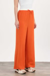 Kadın Pantolon-Bol Paça Pantolon 4327A Koyu Orange -rulem