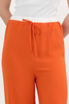 Kadın Pantolon-Bol Paça Pantolon 4327A Koyu Orange -rulem