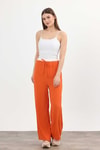 Kadın Pantolon-Bol Paça Pantolon 4327A Koyu Orange -rulem