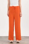 Kadın Pantolon-Bol Paça Pantolon 4327A Koyu Orange -rulem