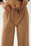 Kadın Pantolon-Bol Paça Pantolon 4760 Camel -rulem