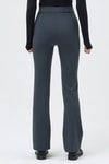 Kadın Pantolon-Füme Straight/Düz Kesim Yüksek Bel Nervür Dikişli Örme Pantolon TCR-6873A-rulem