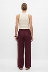 Kadın Pantolon-Geniş Paça Pantolon 8561A Mürdüm -rulem
