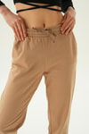 Kadın Pantolon-Paça Püskül Pantolon 4228 Camel -rulem