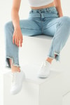 Kadın Spor Ayakkabı-Sneaker-Spor Ayakkabı - 7028 Beyaz-rulem