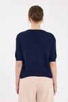 Kadın Süveter-Laci Fiyonk Detaylı Crop Triko Kadın Bluz 2415-rulem