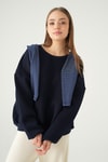 Kadın Sweatshirt-Bisiklet Yaka Sweat 1029 Laci -rulem