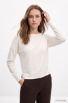 Kadın Sweatshirt-Bisiklet Yaka Sweat 8307A Ekru -rulem