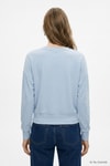 Kadın Sweatshirt-Bisiklet Yaka Sweat 8307A Mavi -rulem