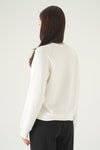 Kadın Sweatshirt-Bisiklet Yaka Sweat 8277A Ekru -rulem