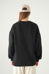 Kadın Sweatshirt-California Baskılı Sweat 1403 Siyah -rulem