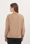 Kadın Sweatshirt-Camel Dreamer Nakış Detay Oysho Sweat 4004-rulem