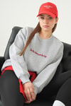 Kadın Sweatshirt-Cherry On Top Baskılı Sweat 1041 Gri -rulem
