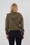 Kadın Sweatshirt-Dalgıç Detay Cepli Sweat 9159M Haki -rulem
