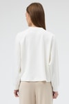 Kadın Sweatshirt-Ekru Oversize Bisiklet Yaka Kadın Sweat 8251A-rulem