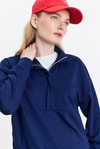 Kadın Sweatshirt-Fermuar Detay Oysho Sweat 4011 Laci -rulem