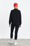 Kadın Sweatshirt-Fermuar Detay Oysho Sweat 4011 Siyah -rulem