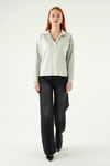 Kadın Sweatshirt-Gömlek Yaka Sweat 8275A Karmelanj -rulem