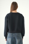 Kadın Sweatshirt-Kadın Pamuklu İçi Polarlı Oversize Yuvarlak Yakalı Laci Sweatshirt 9152M-rulem