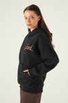 Kadın Sweatshirt-Kapüşonlu Sweat 1203 Siyah -rulem