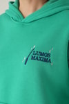 Kadın Sweatshirt-Kapüşonlu Sweat 1203 Yeşil -rulem