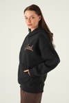 Kadın Sweatshirt-Kapüşonlu Sweat 1203 Siyah -rulem