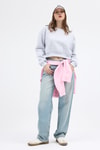 Kadın Sweatshirt-Karmelanj Kadın Crop Bisiklet Yaka Sweatshirt 9210M-rulem
