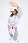 Kadın Sweatshirt-Karmelanj Kadın Crop Bisiklet Yaka Sweatshirt 9210M-rulem