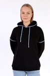 Kadın Sweatshirt-Kroşat Detay Sweat 9143M Siyah -rulem