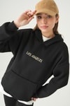 Kadın Sweatshirt-Los Angeles Baskılı Sweat 1042 Siyah -rulem
