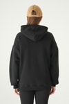 Kadın Sweatshirt-Los Angeles Baskılı Sweat 1042 Siyah -rulem