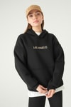 Kadın Sweatshirt-Los Angeles Baskılı Sweat 1042 Siyah -rulem