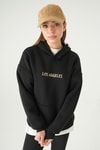 Kadın Sweatshirt-Los Angeles Baskılı Sweat 1042 Siyah -rulem