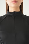 Kadın Sweatshirt-Ön Fermuarlı Uzun Kol Sweat 8334A Siyah -rulem