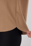 Kadın Sweatshirt-Oval Kesim Oysho Sweat 3007 Camel -rulem